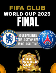 Maximalist Fifa World Cup Poster Flyer (us Letter) template