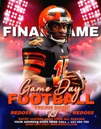 Maximalist Final Game Flyer Poster/wallboard Affiche/Panneau mural template