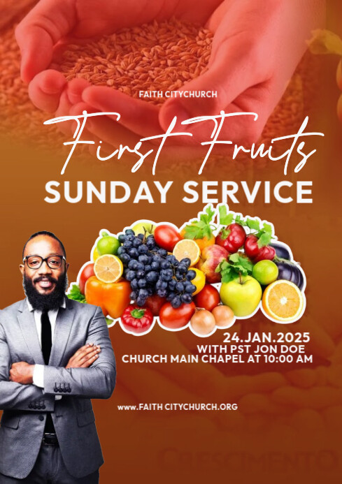 Maximalist First Fruits A4 template