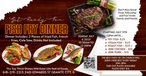 Brown Fish Fry Dinner Event Facebook Shared Image Template