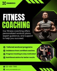 Maximalist Fitness Flyer  Instagram Portrait template