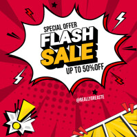 Maximalist Flash Sale Instagram Post template
