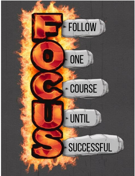 Maximalist Focus Acronym  Flyer (us Letter) template
