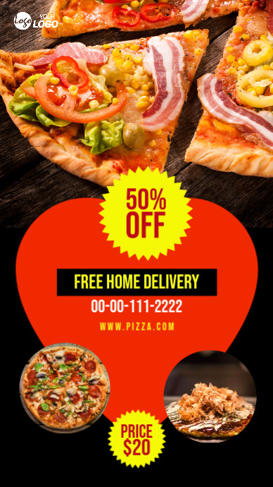 Maximalist Food Menu Instagram Story Instagram Story template