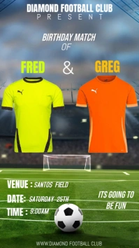 Maximalist Football Club  Digital Display (9:16) template