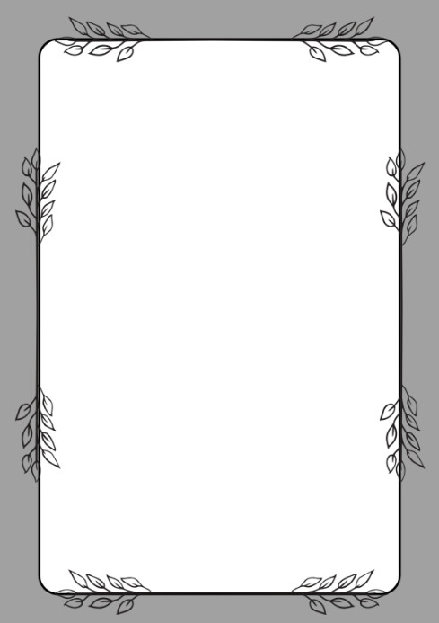 Maximalist Frame Post A4 template