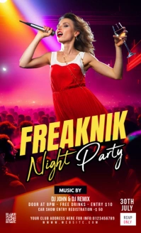 Maximalist Freaknik Flyer Us Legal template