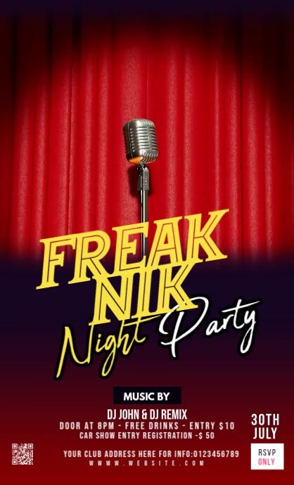 Maximalist Freaknik Flyer Us Legal template