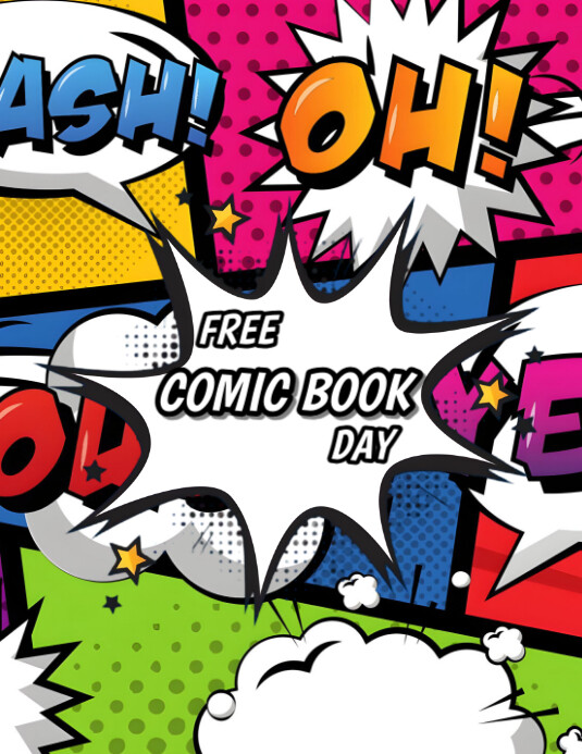 Copy of Maximalist Free Comic Book Day Flyer (us Letter) | PosterMyWall