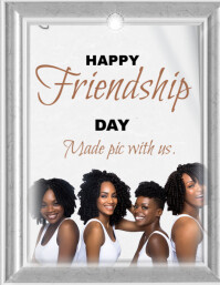 Maximalist Friends Day Flyer (us Letter) template