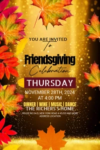 Maximalist Friendsgiving Template Tumblr Graphic