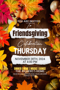 Maximalist Friendsgiving Template Tumblr Graphic