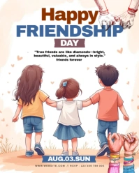 Maximalist Friendship Day Instagram Portrait template