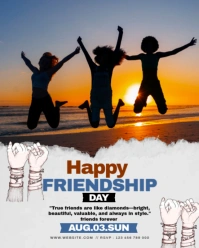 Maximalist Friendship Day  Instagram Portrait template