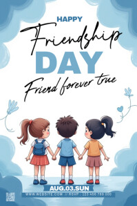 Maximalist Friendship Day  Pinterest Graphic template