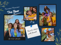 Maximalist Friendship/photo Collage/collage/together/bff/group Photo/friendship Quote/memories/best Yard Sign template