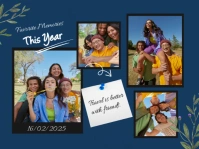 Maximalist Friendship/photo Collage/collage/together/bff/group Photo/friendship Quote/memories/best Рекламный щит template