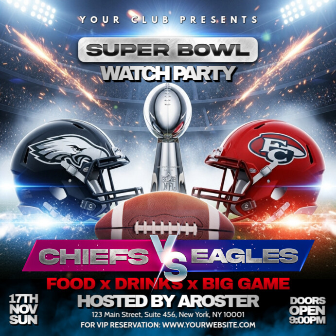 Maximalist Game Day Instagram Post template