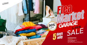 Maximalist Garage Sale Facebook Event Cover Facebook Event Cover template