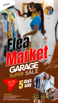 Maximalist Garage Sale Instagram Story Instagram Story template