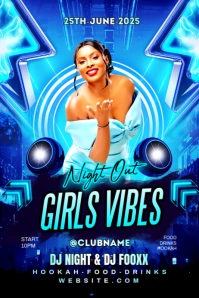 Maximalist Girls Vibes Banner 4' × 6' template