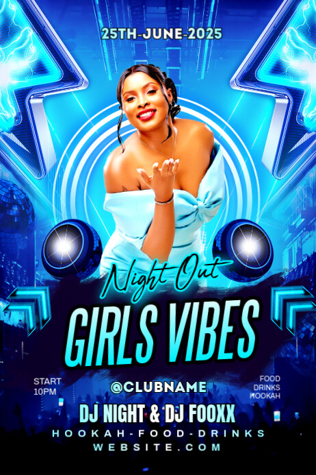 Maximalist Girls Vibes Banner 4' × 6' Banier 4’×6’ template