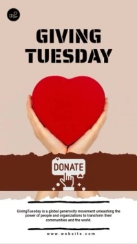 Maximalist Giving Tuesday Digital Display Digital Display (9:16) template
