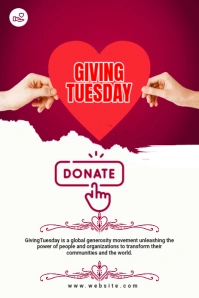 Maximalist Giving Tuesday Pinterest Graphic Pinterest Graphic template