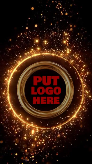 Maximalist Golden Circle Intro Outro Animation Design  Youtube Short template