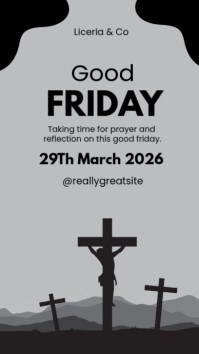 Maximalist Good Friday Instagram Story template