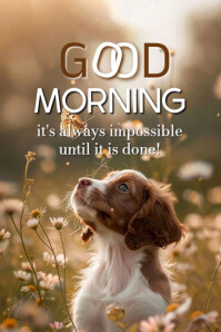 Maximalist Good Morning  Banner 4' × 6' template
