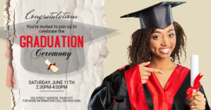 Maximalist Graduation Party Facebook Event Cover Facebook Event Cover template