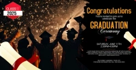 Maximalist Graduation Party Facebook Event Cover template