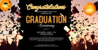 Maximalist Graduation Party Facebook Event Cover template