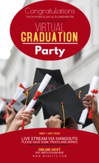 Maximalist Graduation Party Flyer Us Legal Amerikansk lov template