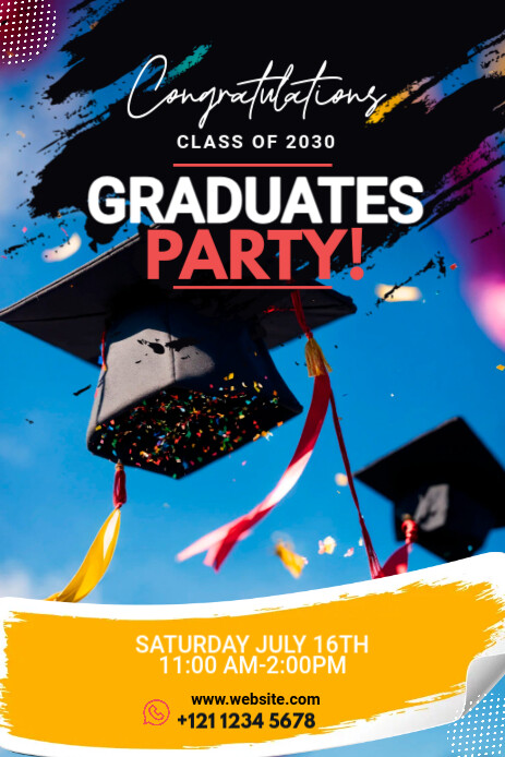 Maximalist Graduation  Party Pinterest Graphic Pinterest Graphic Ihluzo le-Pinterest template