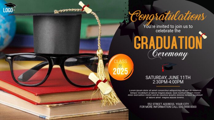 Maximalist Graduation Party Twitter Post Iphosti le-Twitter template