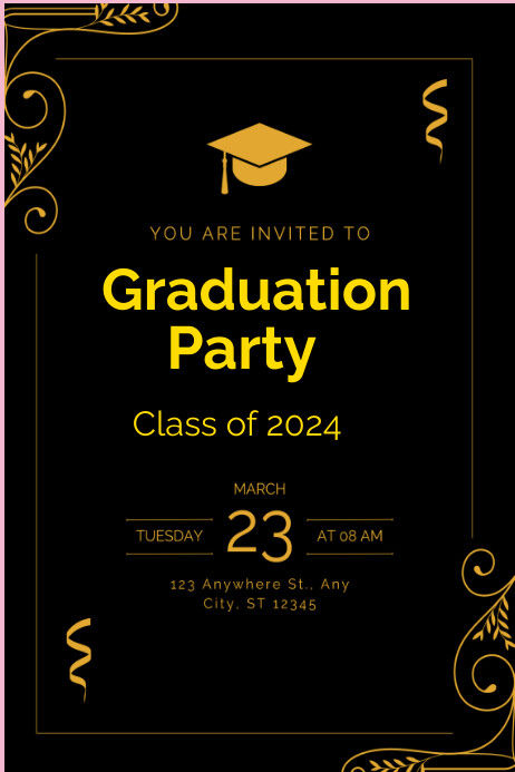 Modèle Maximalist Graduation Poster | PosterMyWall