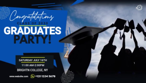 Maximalist Graduations Party Template Blog He Blog-Kopfzeile