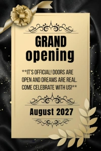 Maximalist Grand Opening  Pinterest Graphic template