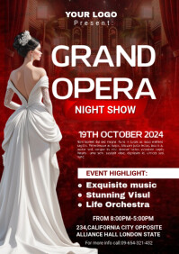 Example Poster For Opera Gala opera Template | PosterMyWall