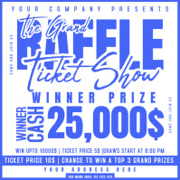 the grand raffle ticket show Template | PosterMyWall