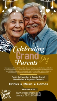 Maximalist Grandparents Day Instagram Story Instagram Story template