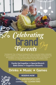 Maximalist Grandparents Day Pinterest Graphic Pinterest Graphic template