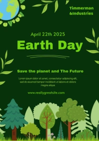 Maximalist Green A4 template