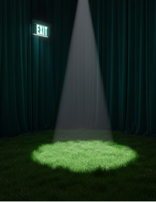 Copy of Maximalist Green Stage Spotlight Flyer (us Letter) | PosterMyWall