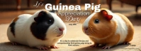 Maximalist Guinea Pig Appreciation Day Facebook Cover Photo template