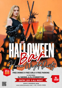 Maximalist Halloween Bar A1 template
