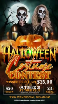Maximalist Halloween Costume Contest Instagram Story template