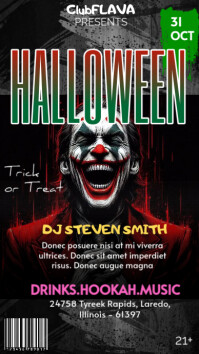 Maximalist Halloween Dance Party Instagram Story template